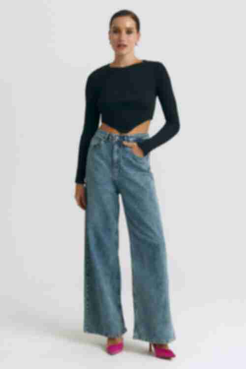 Blue trumpet jeans