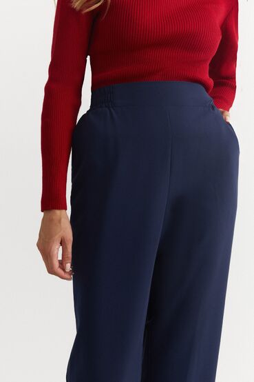 Blue skinny trousers with an elastic band #2