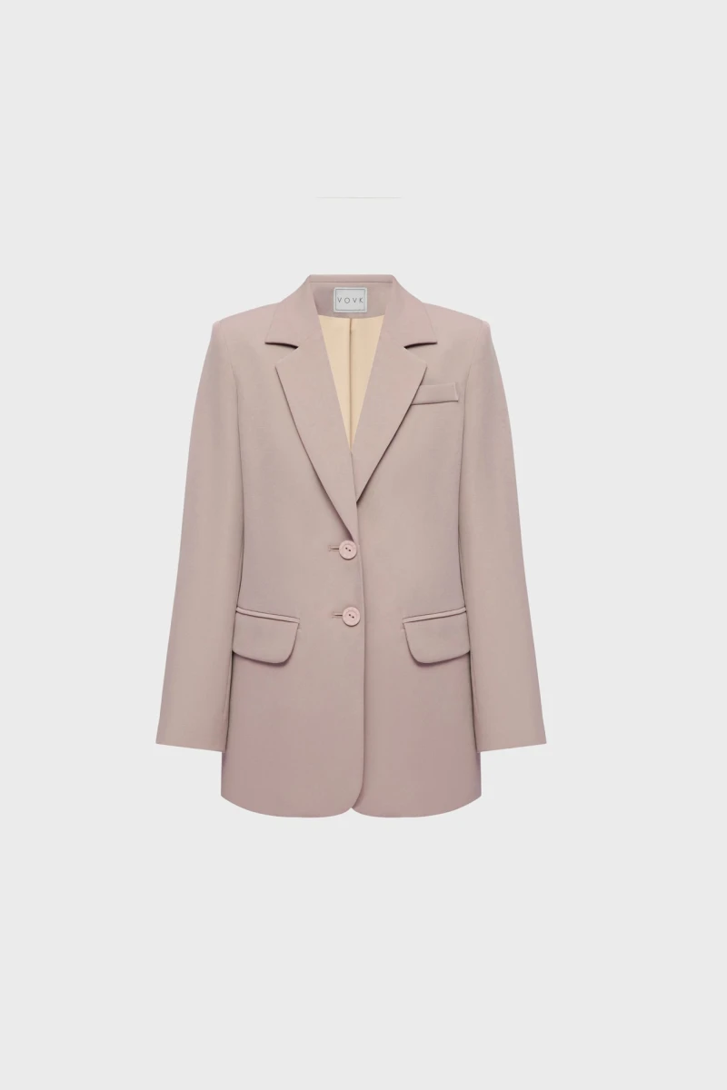 Jacket suit fabric cappuccino