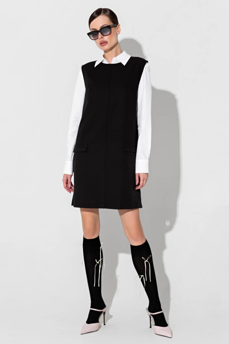 Sundress mini black