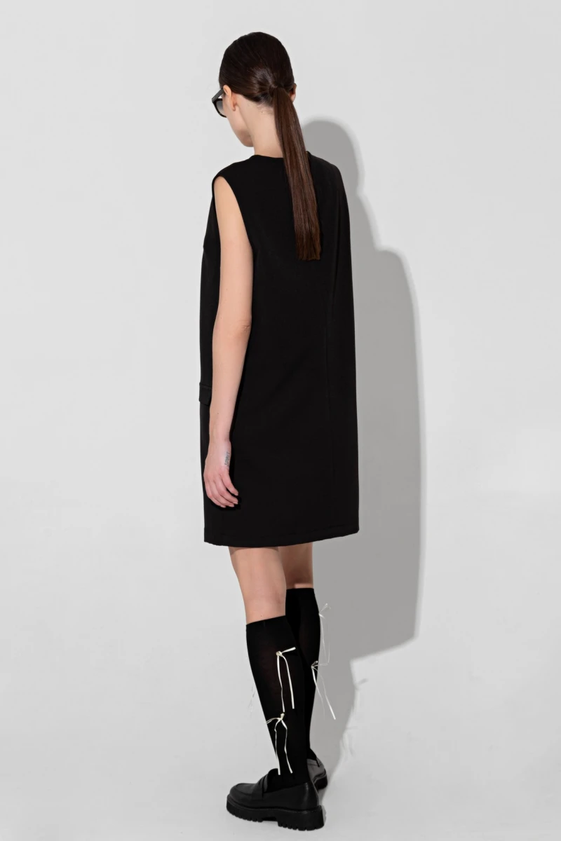 Black mini sundress