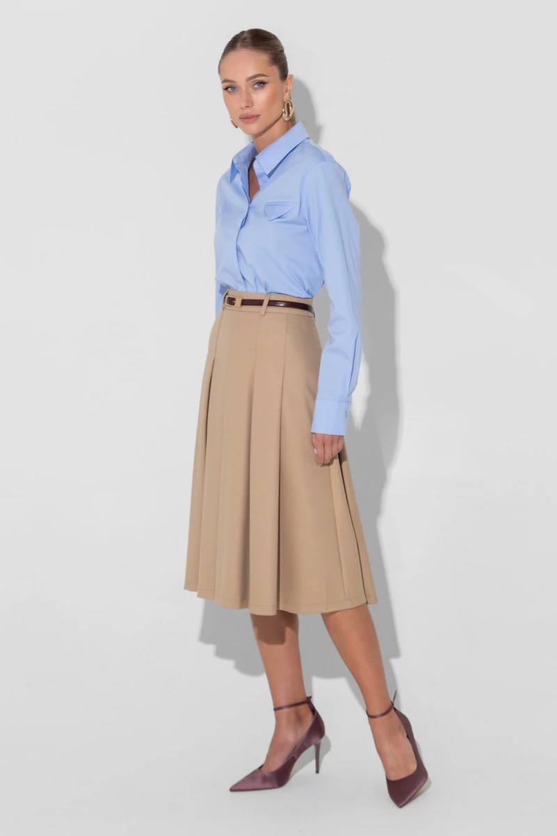 Blue cotton shirt