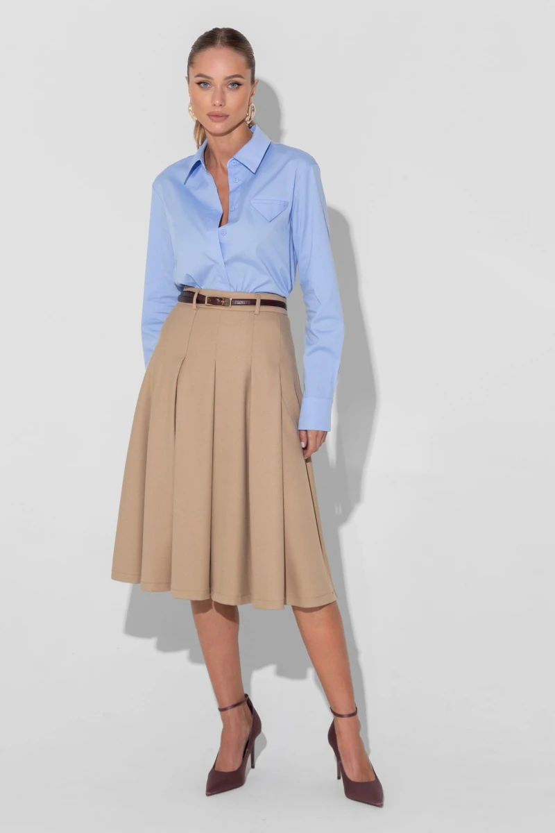 Blue cotton shirt