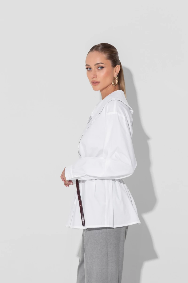 White cotton shirt
