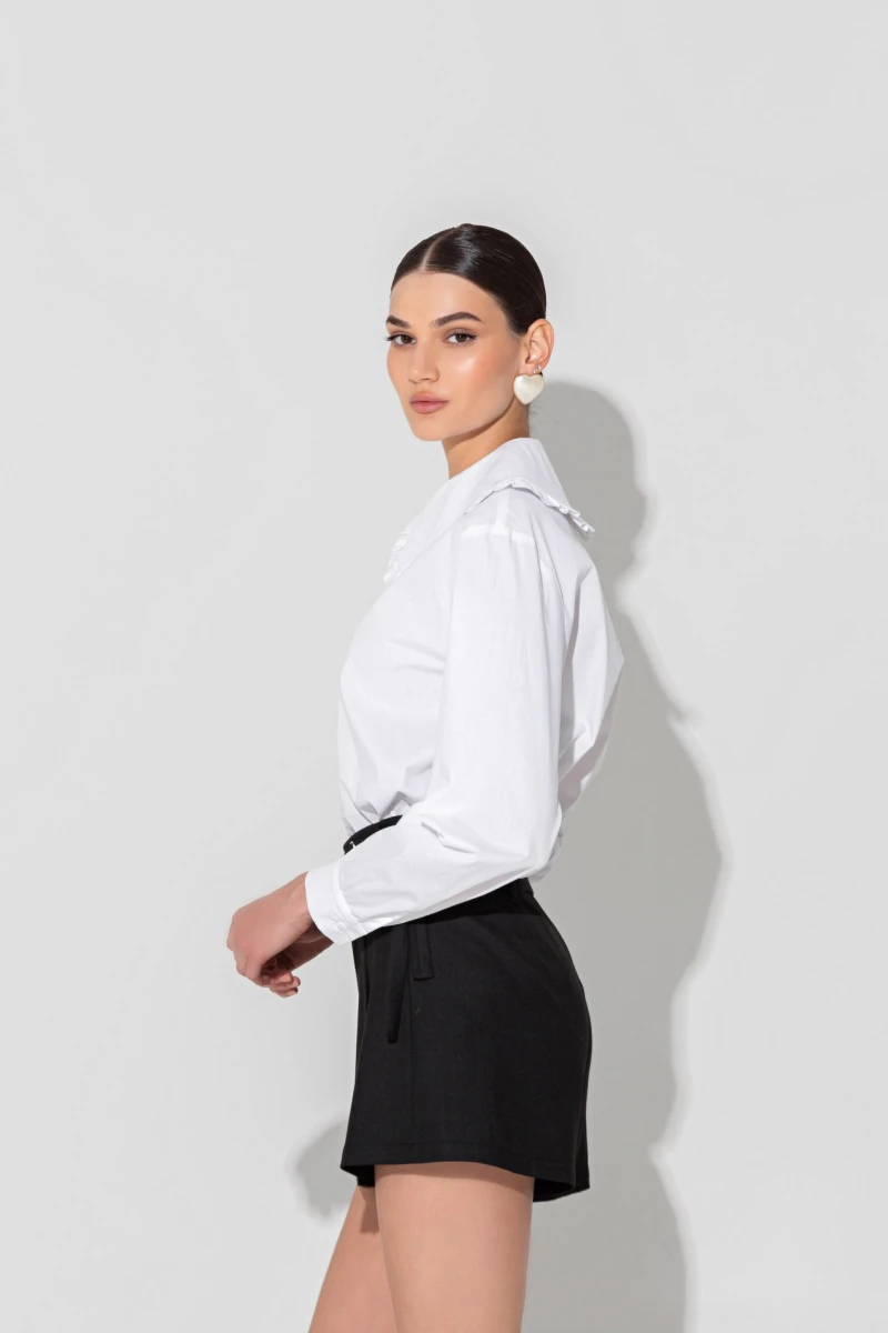 Black skirt shorts