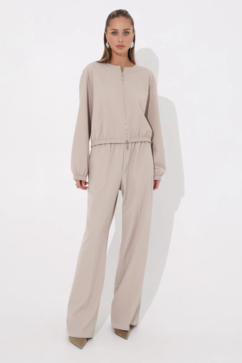 Beige suit