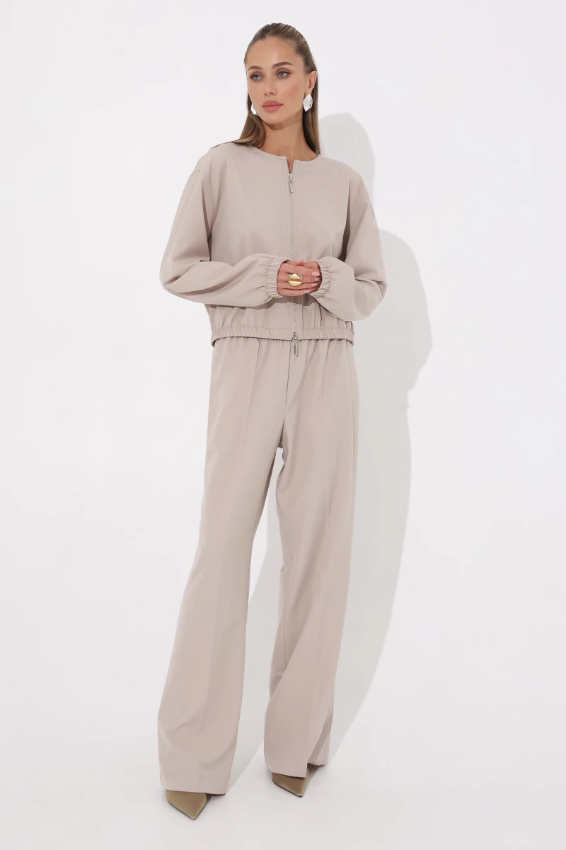 Beige suit