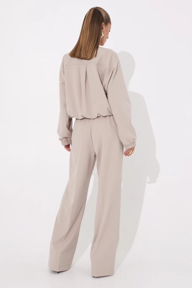 Beige suit
