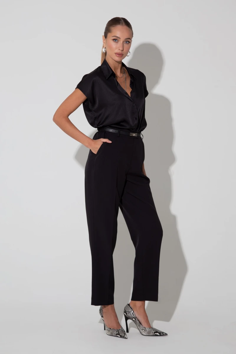 Slim-fit pants, black suit fabric #2