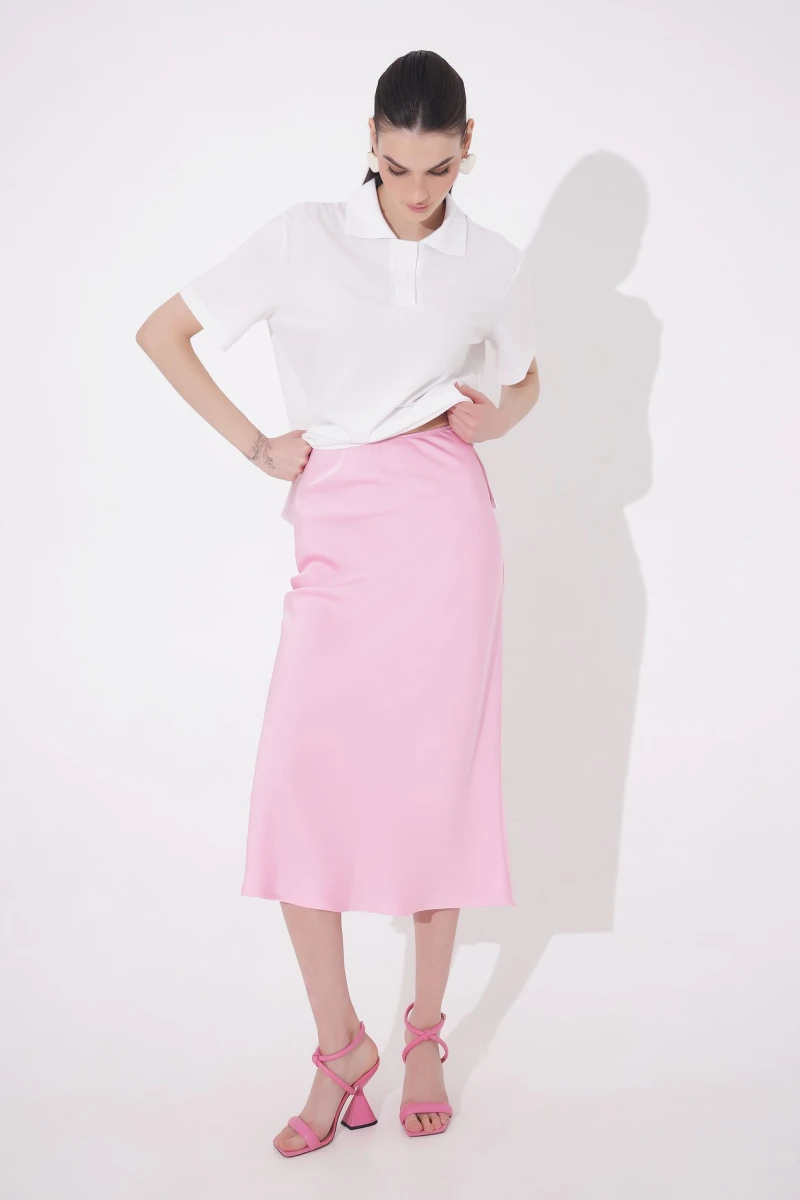 Milky polo shirt