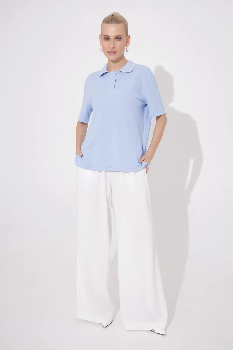 Blue polo