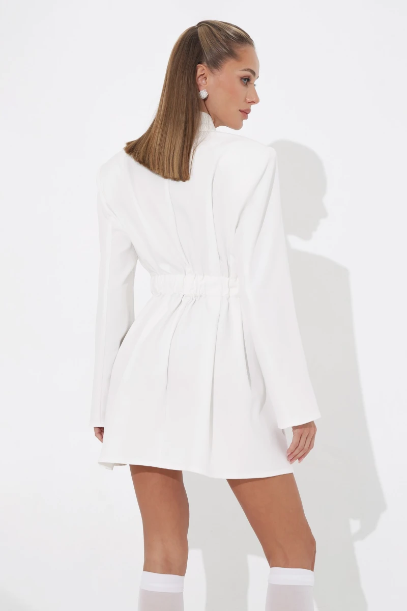 Mini dress milky