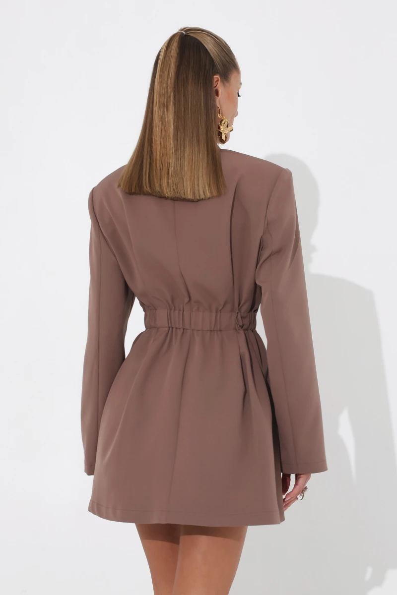 knee length dresses for ladies TAHITI WRAP MINI DRESS – SNDYS US main image 0
