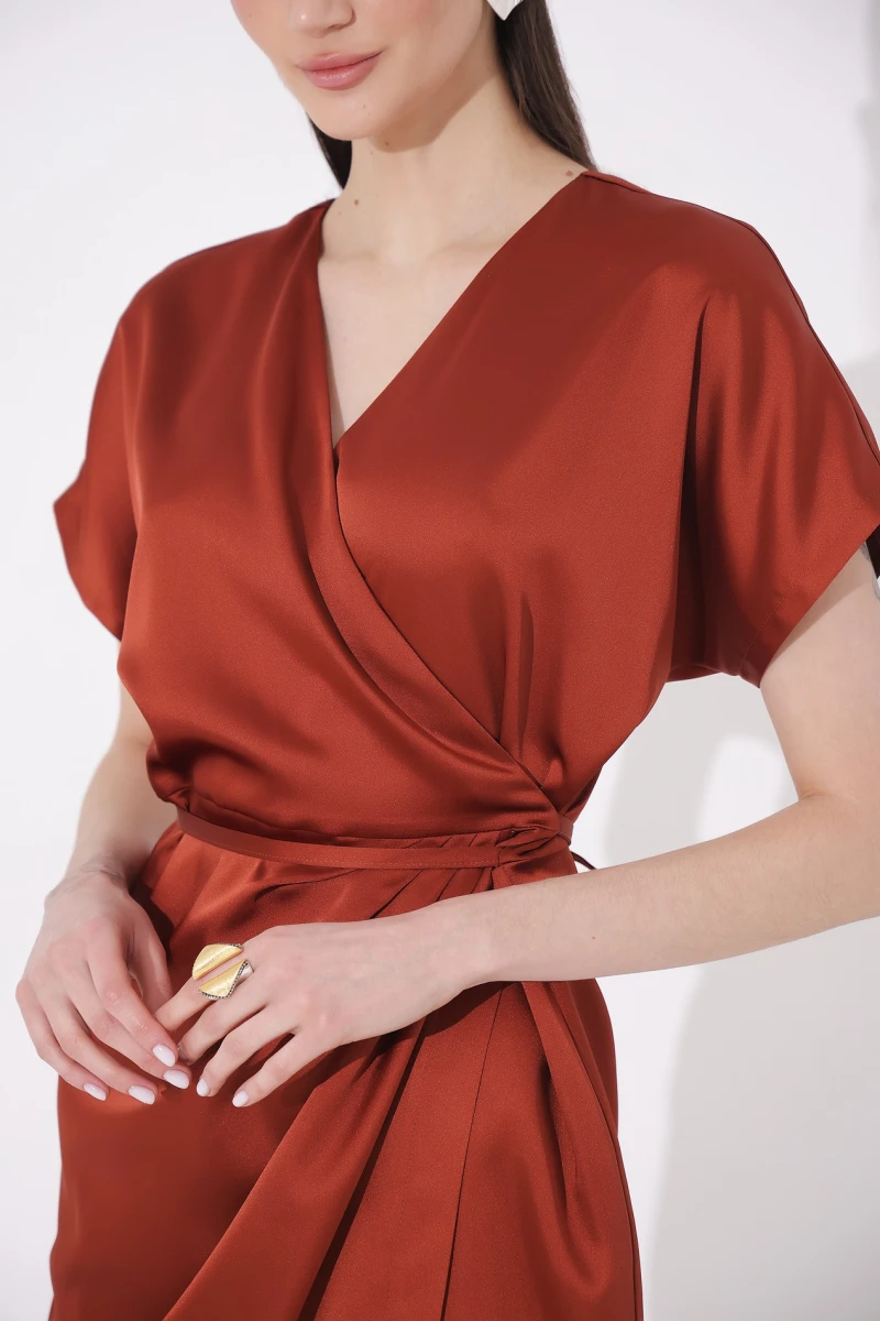 Cinnamon midi dress