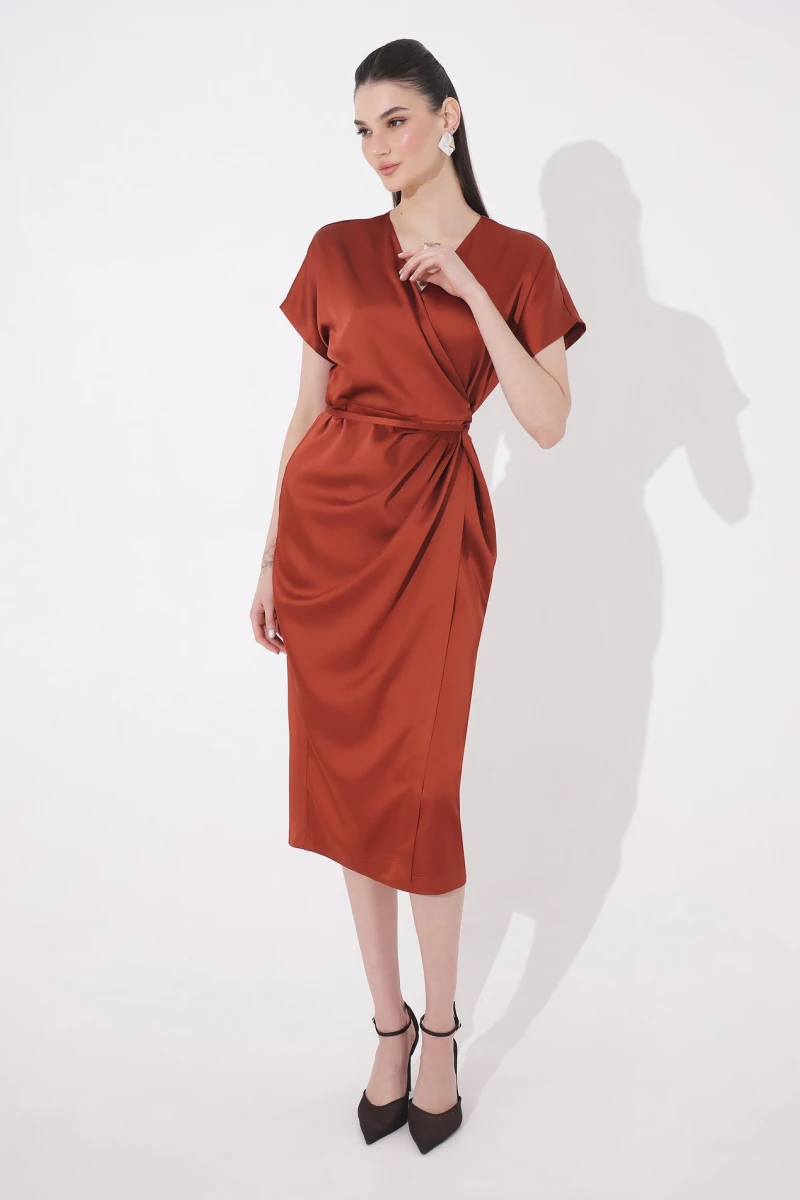 Cinnamon midi dress