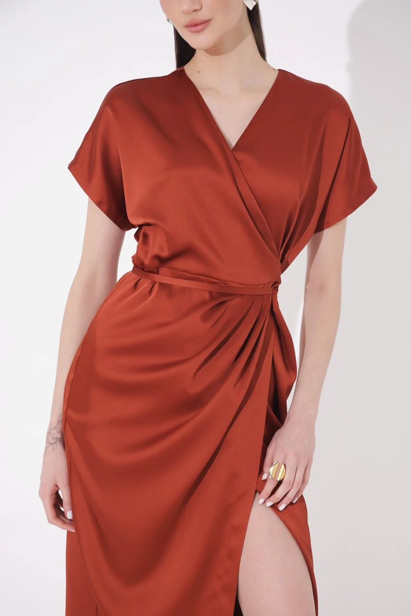 Cinnamon midi dress