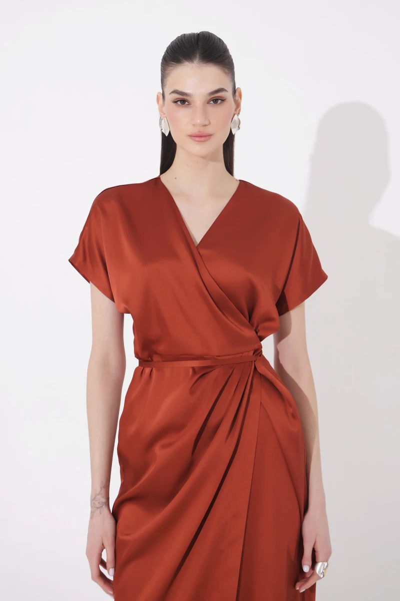 Cinnamon midi dress