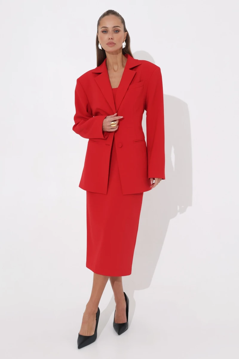 Red jacket