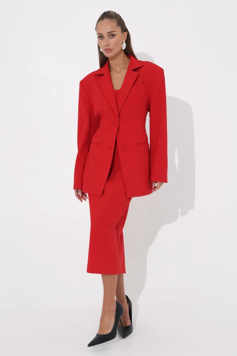 Red jacket