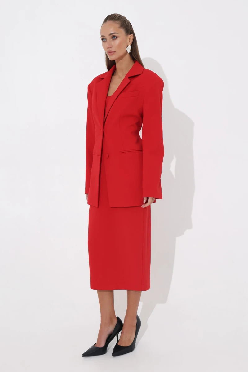 Red jacket