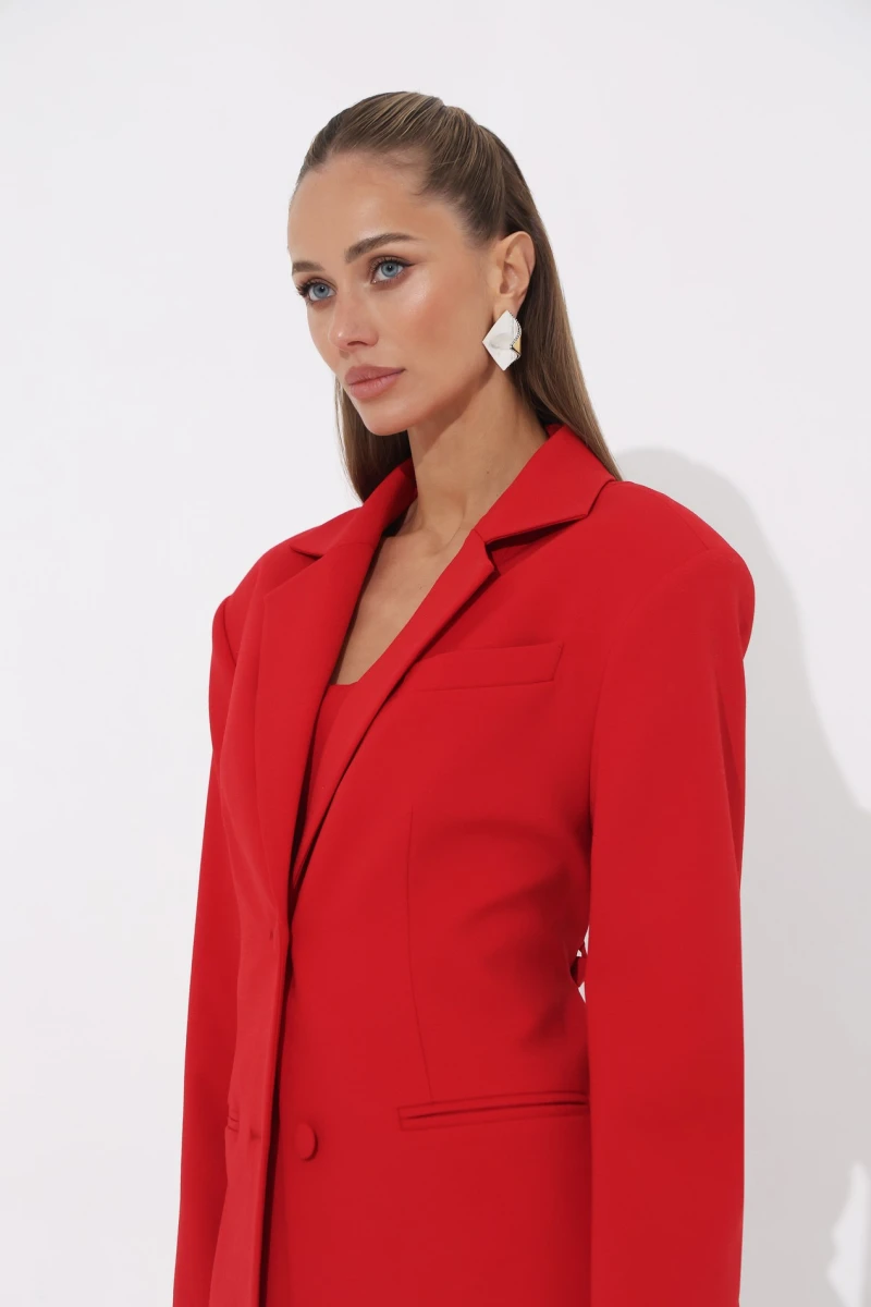Red jacket