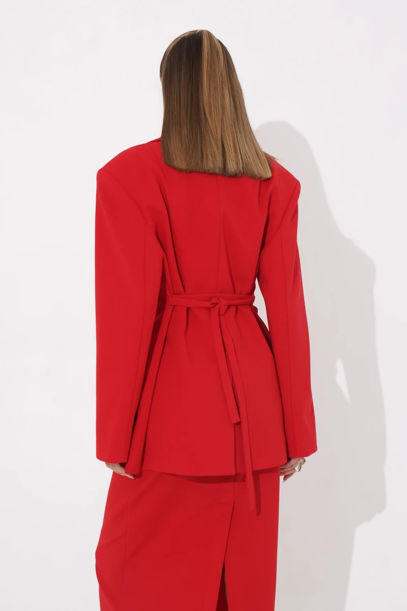 Red jacket