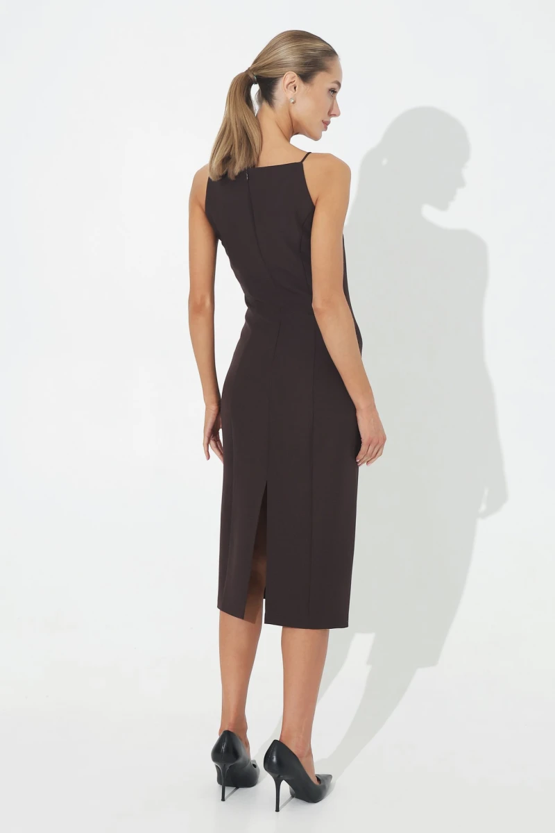 Midi dress chocolate
