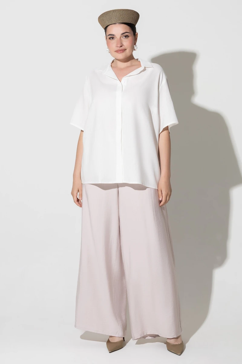Milk shirt plus size