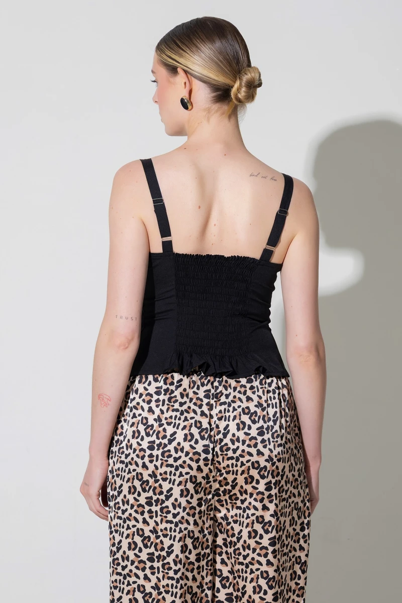 Top corset black