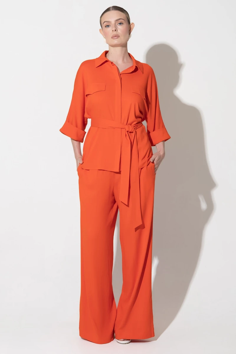 Suit orange
