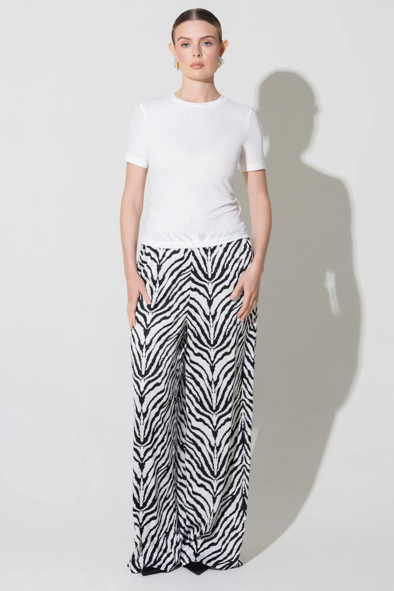 Milk ribbed T-shirt