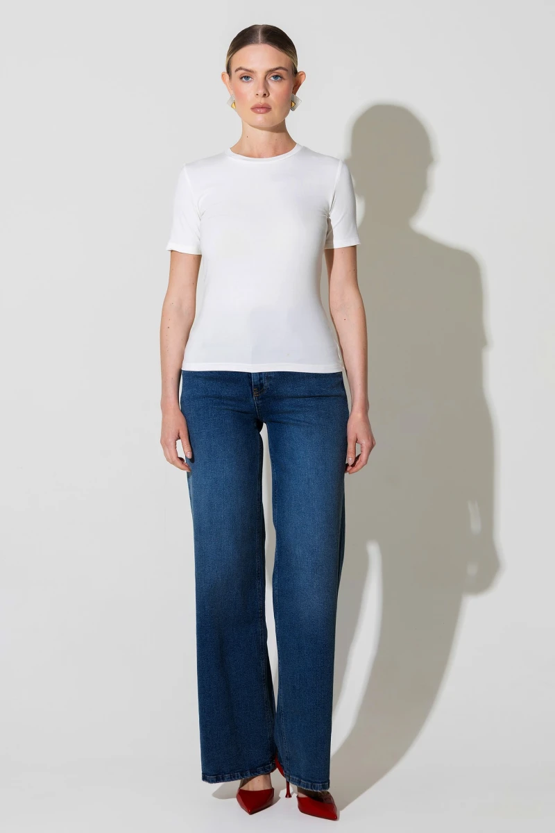 White knit T-shirt #2