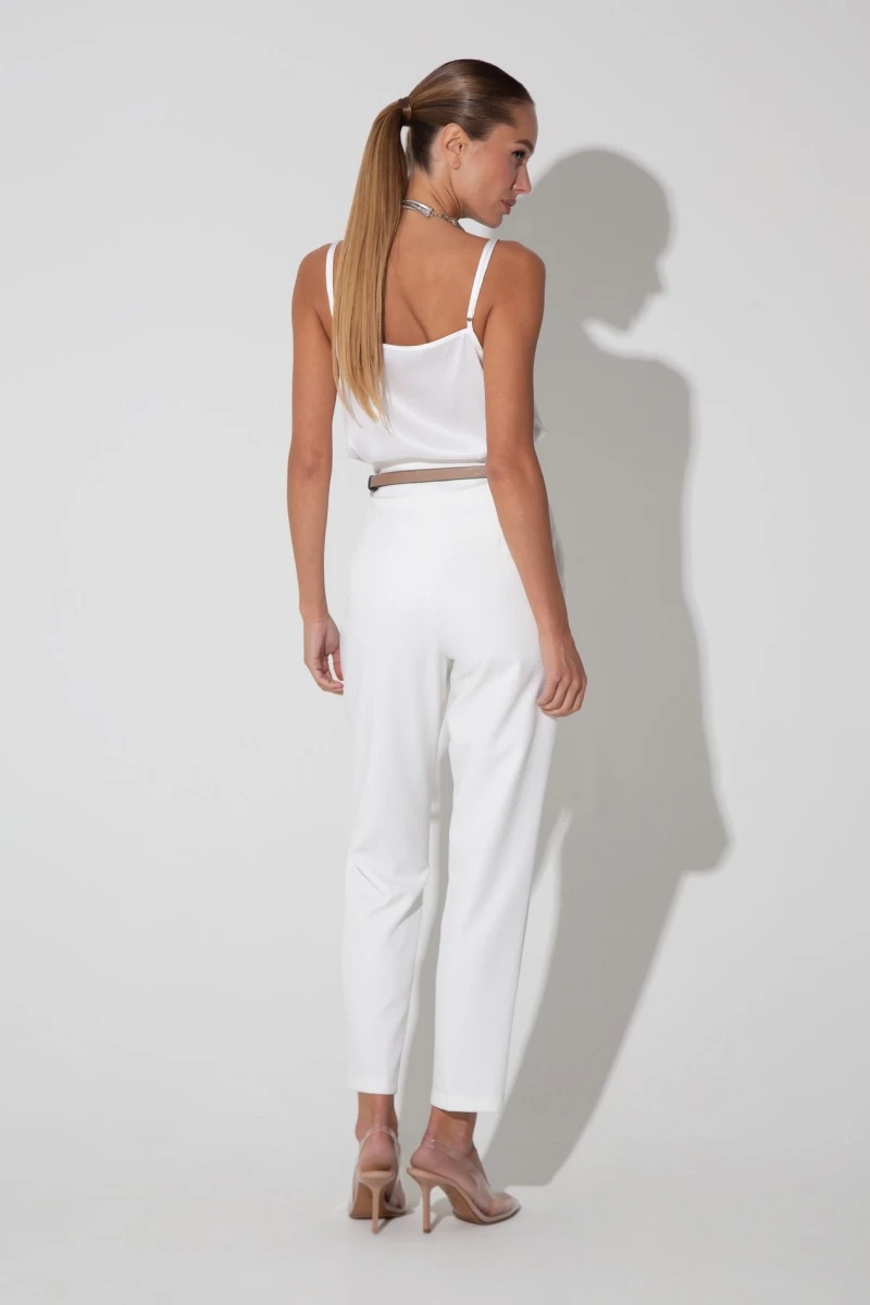 Milk T-shirt with straps #2