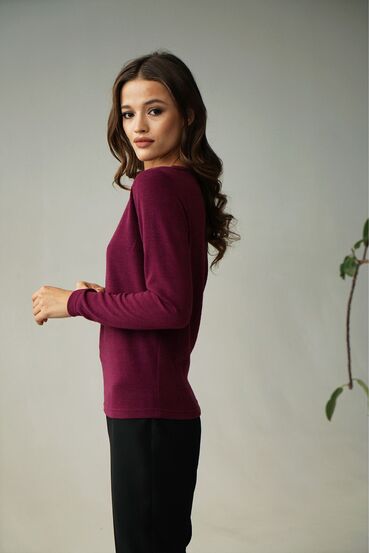 Angora berry knitted sweater #2