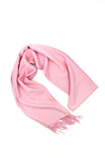 Pink knitted stole 