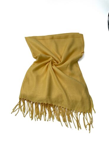 Yellow knitted stole  #2