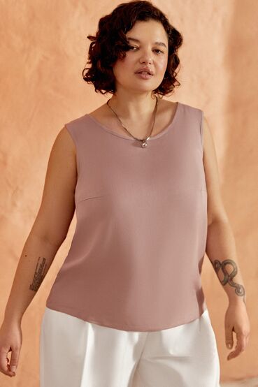 Taffy dense staple cotton tank top plus size #2