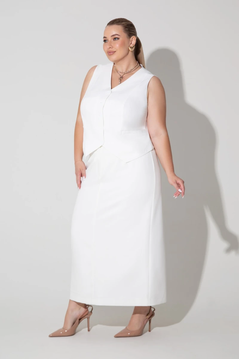 Milk costume vest plus size