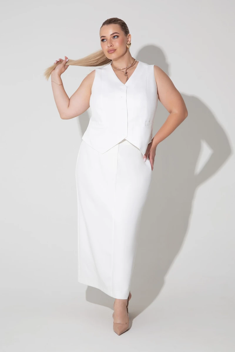 Milk costume vest plus size
