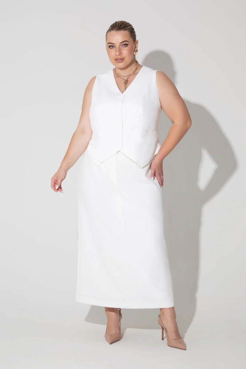 Milk costume vest plus size