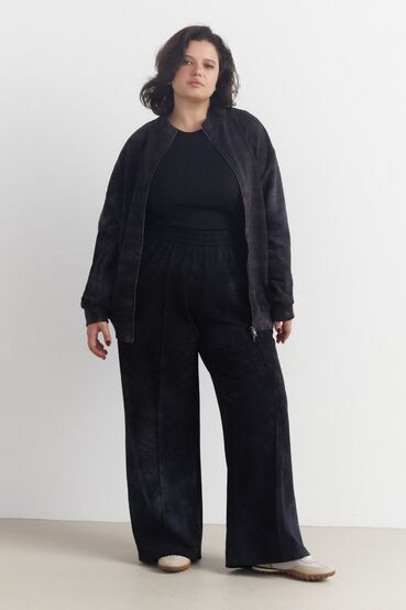 Bomber suit and trousers knit tai-dai black plus size #2