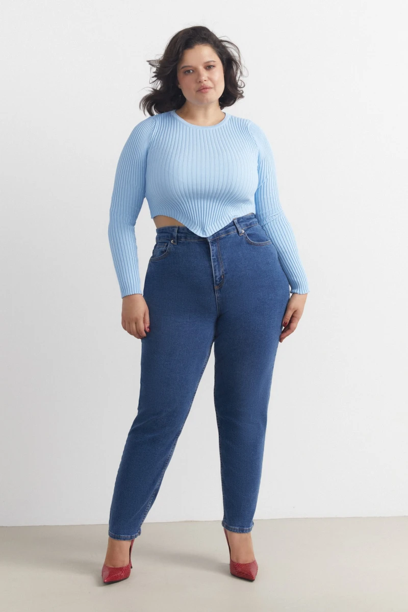 Longsleeve blue large size