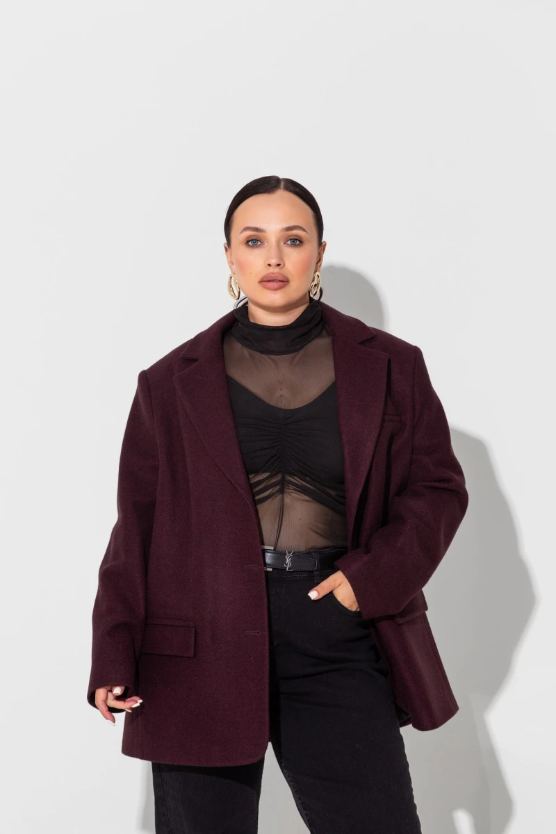 Пальто-жакет винне plus size