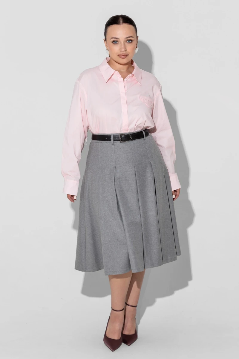 Pink shirt plus size
