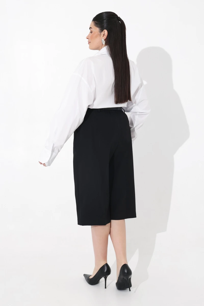 Shorts - bermuda black plus size