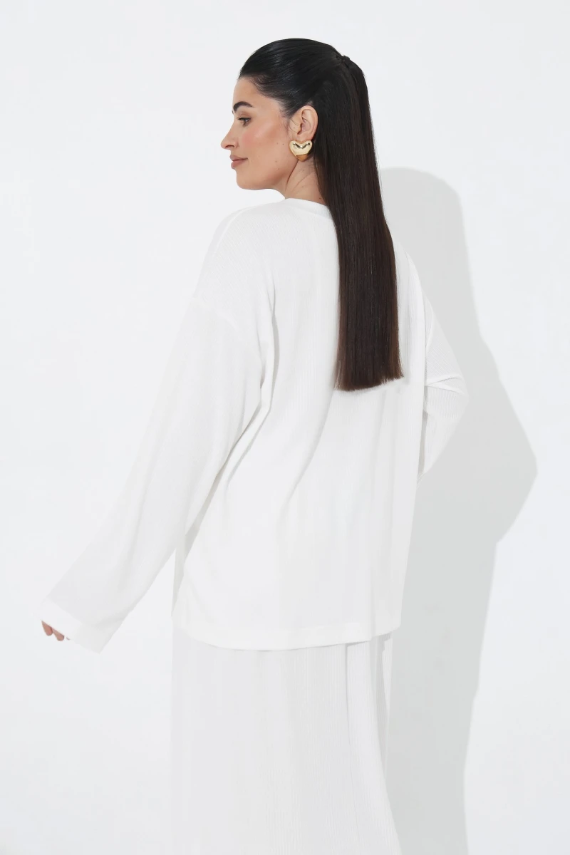 Костюм plus size білий