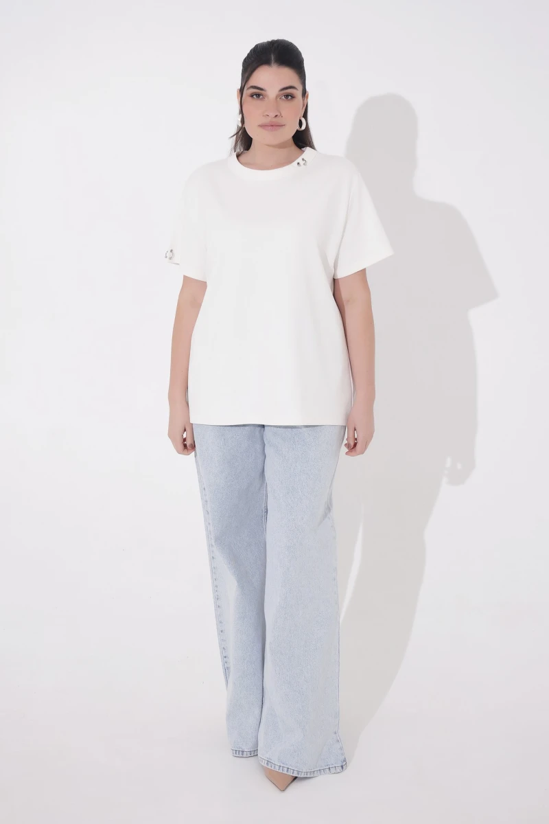 Milk T-shirt  plus size