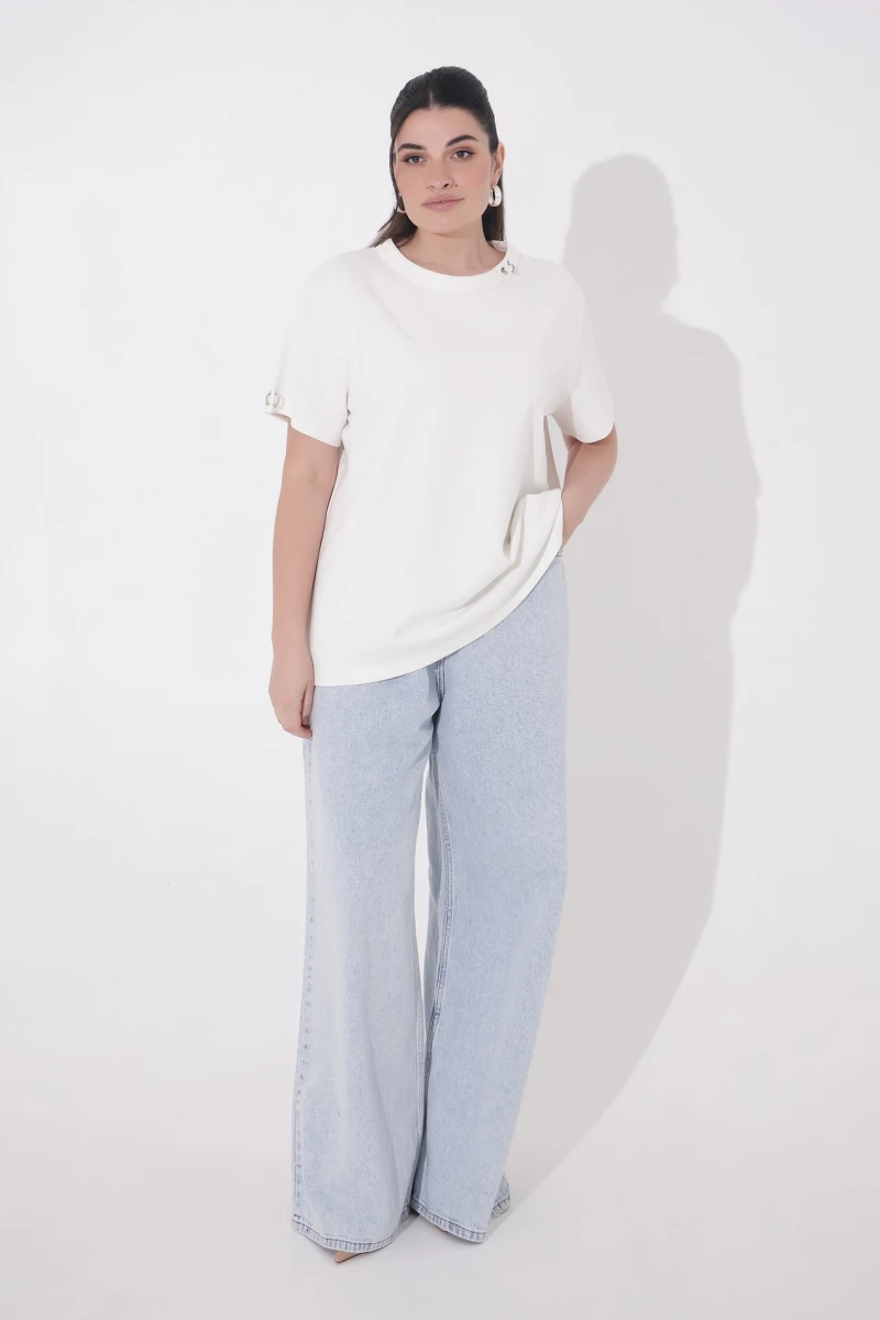 Milk T-shirt  plus size