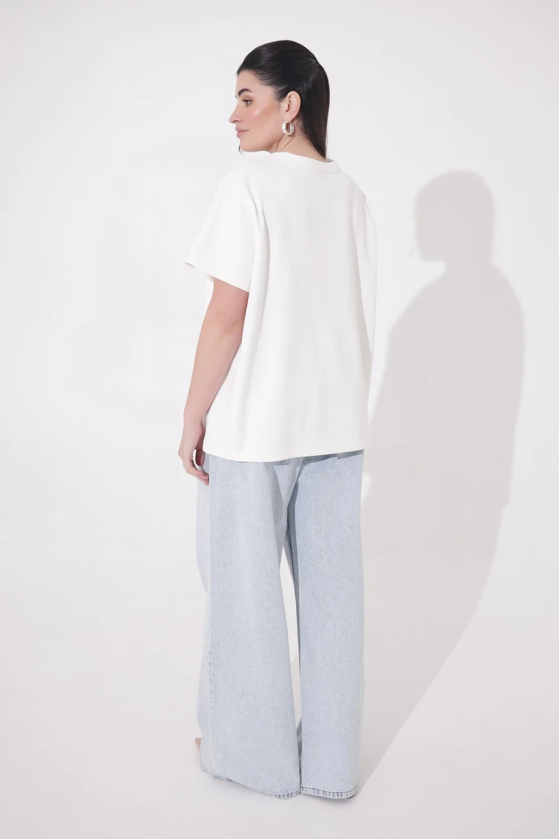 Milk T-shirt  plus size