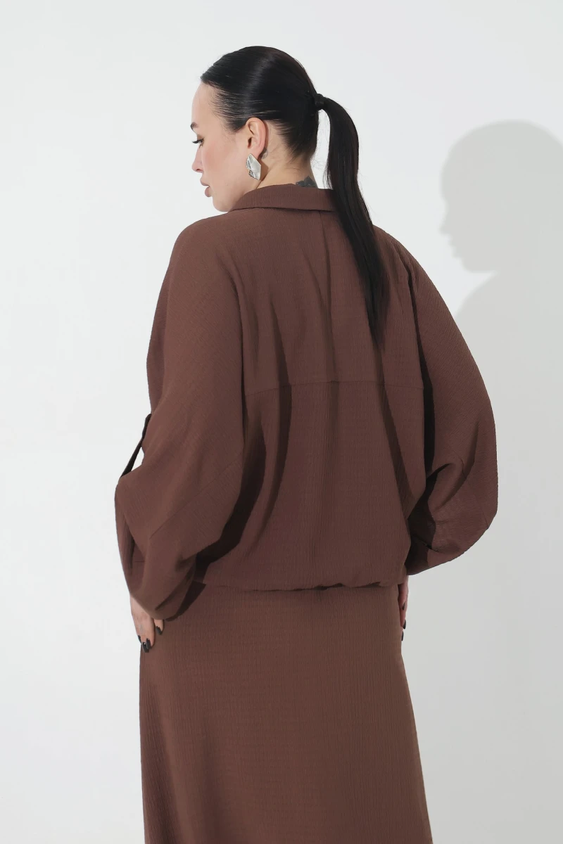 Chocolate shirt plus size